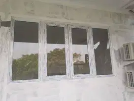 Pintu upvc swing 1 daun hitam  #   Jakarta
