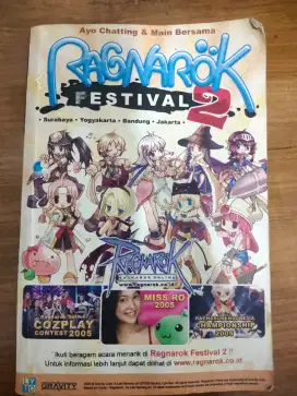 Buku anime ragnarok 2 original 2004