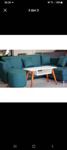 Sofa L Sudut big size Fullset garansi 1 tahun