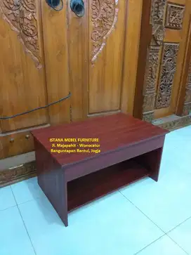 Meja Belajar Tulis Kos Kost Laptop Komputer Pendek Lesehan Kayu (gpg)