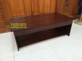 Meja Komputer Laptop Belajar Tulis Kost Panjang Pendek Lesehan Kayu #3