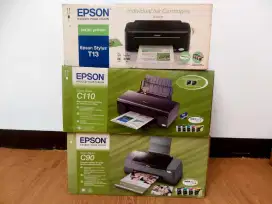 Murah Jual 3 Printer Epson sudah lengkap ink infus botol