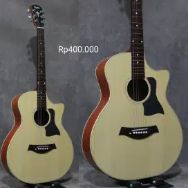 Gitar akustik taylor custom siap pakai dijamin empuk