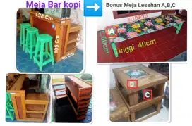 Meja bar meja kopi meja kedai kopi meja bar kopi meja warkop