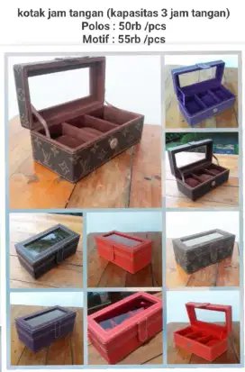 Kotak jam tangan wadah jam tangan kotak jam tangan mewah ekslusive