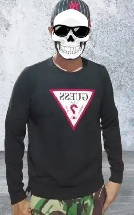 Crewneck Guess triangle*