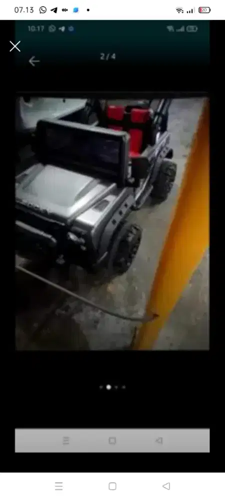 Mobil mainan merk rocky jeep 5007,  RC