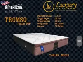 Kasur spring 160x200 american pillo tromso