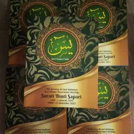 Percetakan Buku Yasin, Buku Yaasiin dan Tahlil