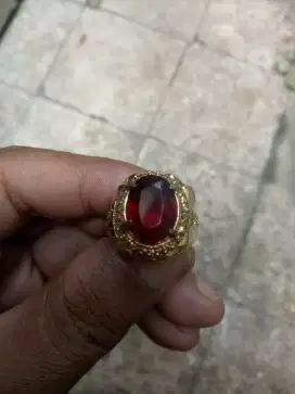 Cincin Garnet cutting cantik ori brazil