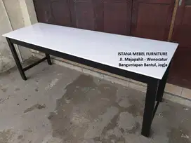 Meja Rapat Meeting Kantor Kerja Komputer Tulis Panjang 2 Meter Kayu #4