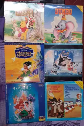 Kaset laserdisc film Walt Disney Classic (ada 6 pic)