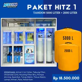 Paket  Mesin Depot Air Minum Isi Ulang ( DAM)