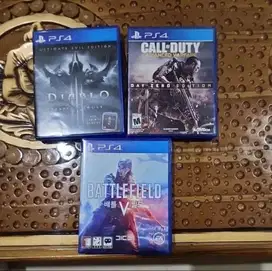 BD / KASET PS4: Battlefield V, Call of Duty: Advanced Warfare, Diablo