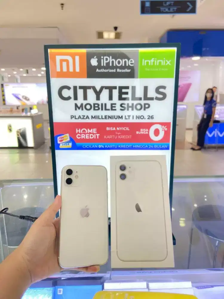 iPhone 11 64GB White Second Mulus Perfect