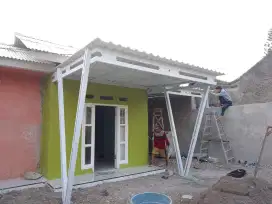 Kanopi bajaringan terpasang rapi