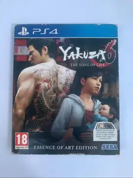 BD KASET YAKUZA 6 THE SONG OF LIFE ARTBOOK PS4