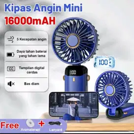 UPHOME Kipas Angin Portable Handheld Foldable 16000 mAh