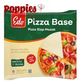 Adonan Kulit Pizza - EDO Pizza Base 120gr - 3 Pieces