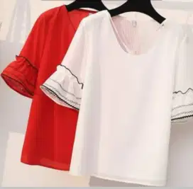 Blouse Jumbo Wanita Merah