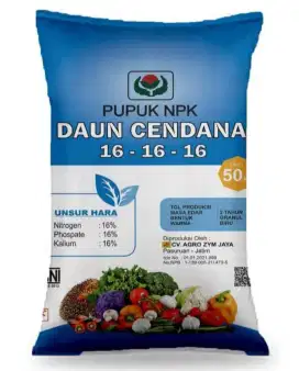 PUPUK NPK DAUN CENDANA 16 16 16
