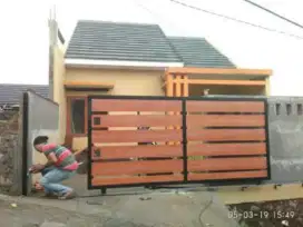 Pagar grc motif kayu s336