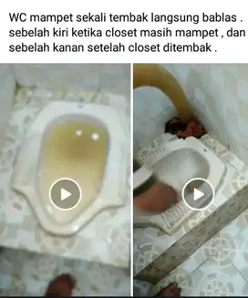 Perbaikan WC mampet wastafel mampet dan saluran kamar mandi mampet