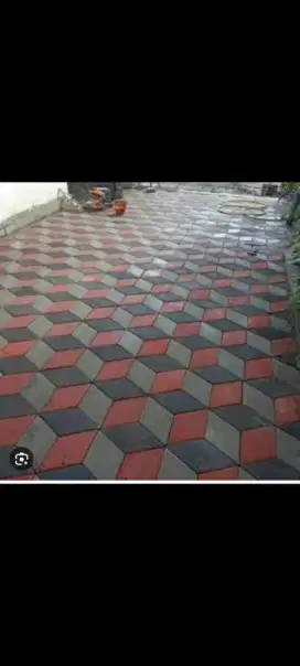 Paving blok pres mesin