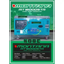 Genset Montana SILENT GENERATOR DIESEL MT 16000 STA