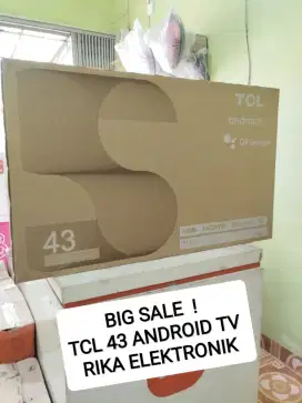 Promo spesial Hanya Di Bulan ini TV TCL Google Android 43inc