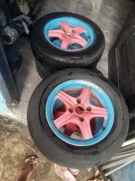 Ban peugeot 206 original bisa untuk espas,zebra dan yg pcd 4 x 108/110