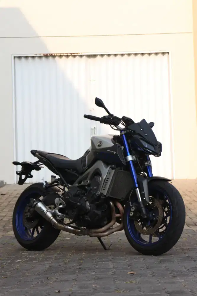 Yamaha Mt-09 2017 Blue Race, Kondisi full cakep, full mulus, no PR