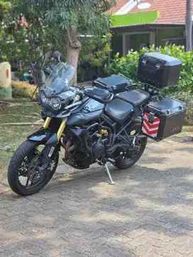 Triumph Tiger 800cc 2014, Full Ohlins, sekelas Bmw GS, like new no PR