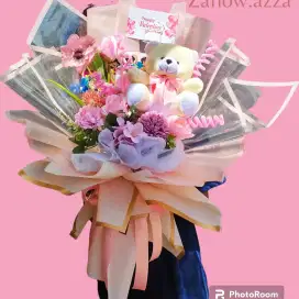 Buket  bunga wisuda
