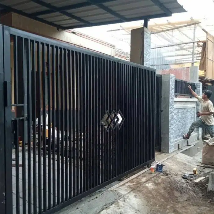 pagar besi minimalis besi hollow galpanis berkualitas dan murah