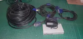 VGA Splitter 2 port 150MHz + kabel