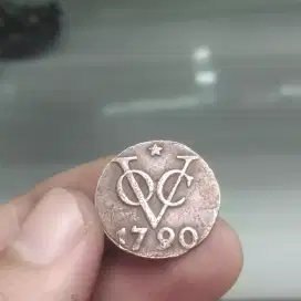 Koin voc 1790 detail sangat bagus