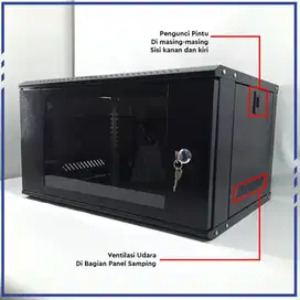 rack 6u untuk tempel dinding depth 40cm