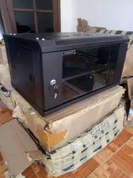 6u wallmount rack depth 450mm - di tempel dinding