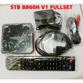 STB Android TV Box B860H V1 Fullset, sudah Unlock dan Root Siap Pakai