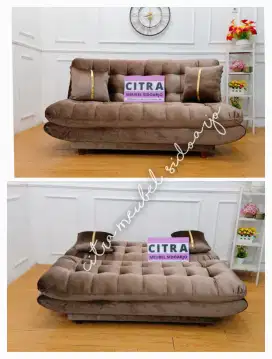 Sofa bed dakron bludru