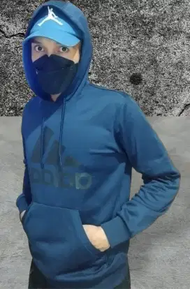 Hoodie ADIDAS ESS BLUE CLIMATE