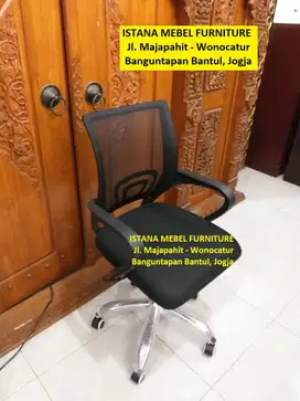 Kursi Putar Kerja Kantor Komputer Belajar Sandaran Jaring Hidrolik #SM