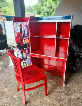 Meja belajar custom karakter kayu jati