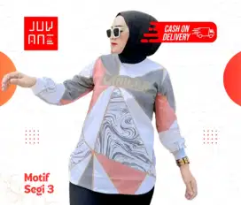 Baju kaos wanita muat sampai size xL, dijual krn kebesaran