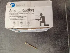 Sekrup roofing kuning 7cm (Baut roofing)
