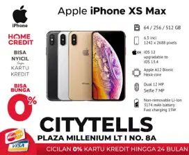 iPhone XS Max 512GB New Imei Permanent Grs 1 Tahun