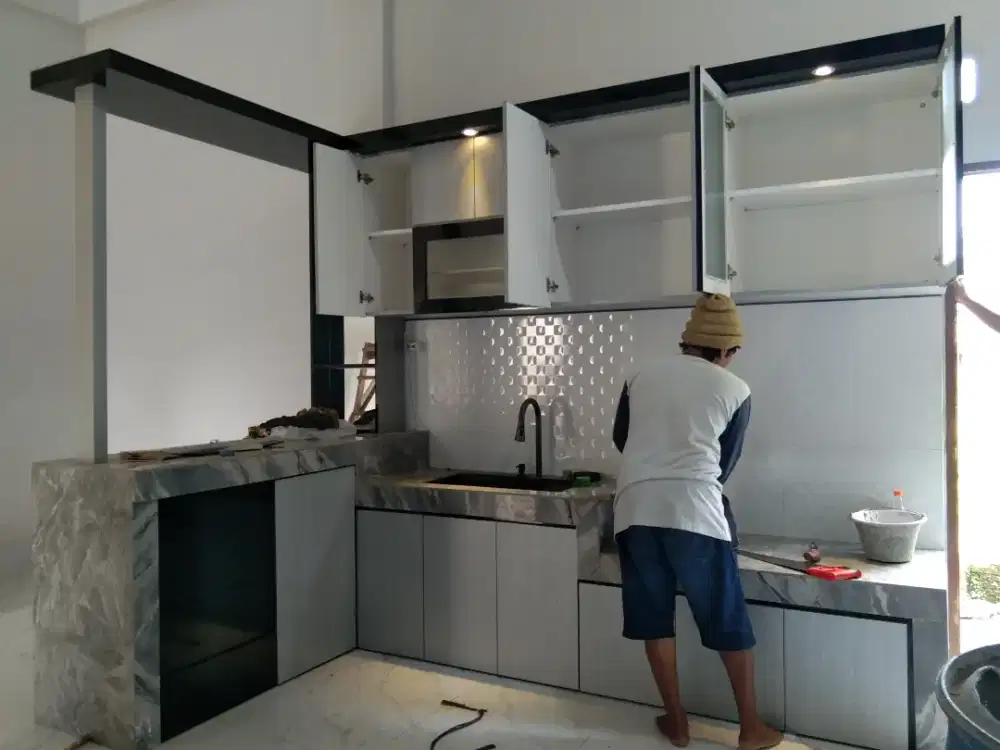 furniture tempahan perabot kitchen set