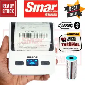 PRINTER BLUETOOTH LABEL THERMAL 80MM 8082 DUAL MODE BARCODE DAN KASIR