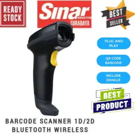 BARCODE SCANNER BLUETOOTH 2D Tipe 3368B Wireless Plug And Play